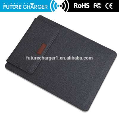 2020 new pu fast wireless charger collection bag with wireless charger pad