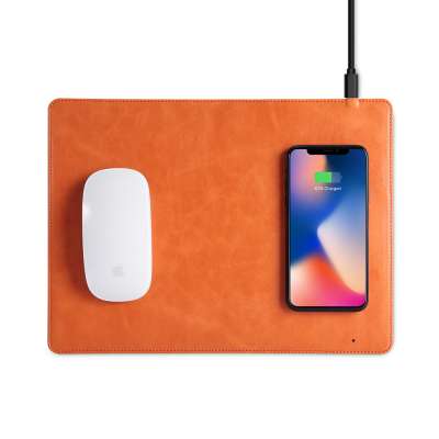 hot sell dual mouse pad with fast wireless charger